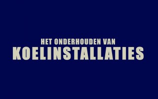 Het onderhoudsschema van een koelinstallatie